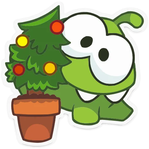 🎄 Эмодзи «Зима с Ам Нямом» для Telegram