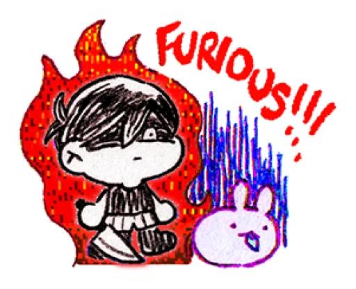 😤 Стикер «Official Omori Stickers (OMOCAT)» для Telegram