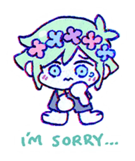 😢 Стикер «Official Omori Stickers (OMOCAT)» для Telegram