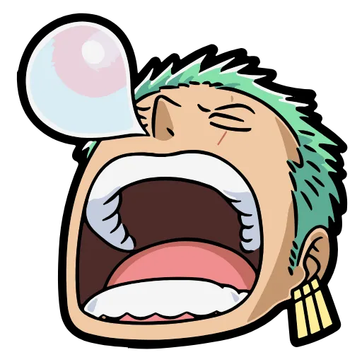 😪 Стикер «One Piece» для Telegram
