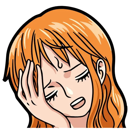 🤦‍♀️ Стикер «One Piece» для Telegram