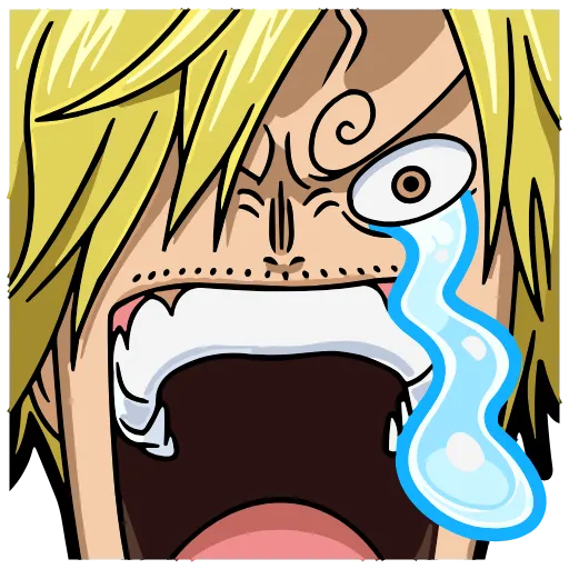 😥 Стикер «One Piece» для Telegram