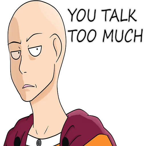 😒 Стикер «ONEPUNCHMAN» для Telegram