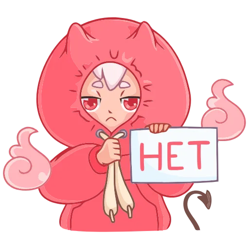 🙅‍♀ Эмодзи «Они-тян» для Telegram