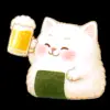 🍺 Эмодзи «Onigiri Cat #cat #animal #emoji» для Telegram