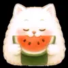 🍉 Эмодзи «Onigiri Cat #cat #animal #emoji» для Telegram