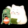 🍧 Эмодзи «Onigiri Cat #cat #animal #emoji» для Telegram