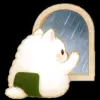 🌧 Эмодзи «Onigiri Cat #cat #animal #emoji» для Telegram