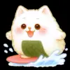 🏄‍♀️ Эмодзи «Onigiri Cat #cat #animal #emoji» для Telegram