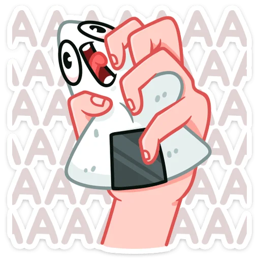 Стикерпак Онигири-сан для Telegram — скачать