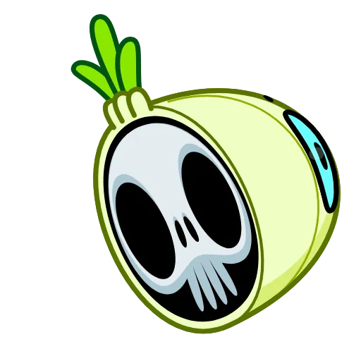 💀 Эмодзи «Лучок» для Telegram