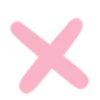 〰 Эмодзи «Нежно-розовый с голубым шрифт» для Telegram