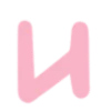 〰 Эмодзи «Нежно-розовый с голубым шрифт» для Telegram