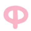 〰 Эмодзи «Нежно-розовый с голубым шрифт» для Telegram