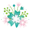 🌸 Эмодзи «Just flowers» для Telegram