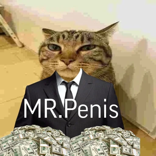 😳 Стикер «only mr penis» для Telegram