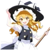 🤩 Эмодзи «Мариса Кирасаме - Touhou» для Telegram