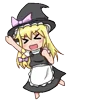 🤩 Эмодзи «Мариса Кирасаме - Touhou» для Telegram