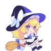 🤩 Эмодзи «Мариса Кирасаме - Touhou» для Telegram