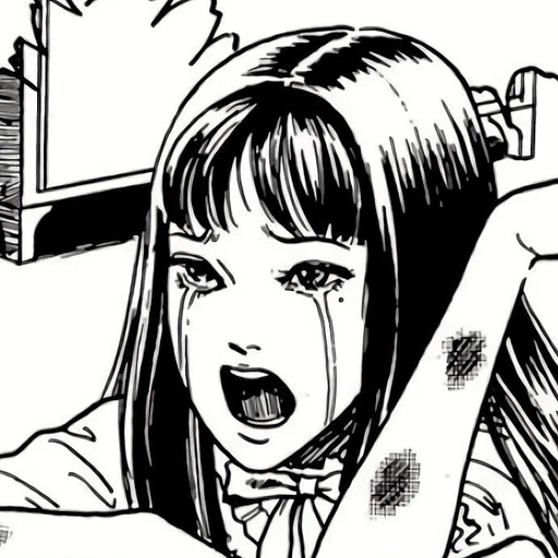 😭 Стикер «Tomie Kawakami» для Telegram