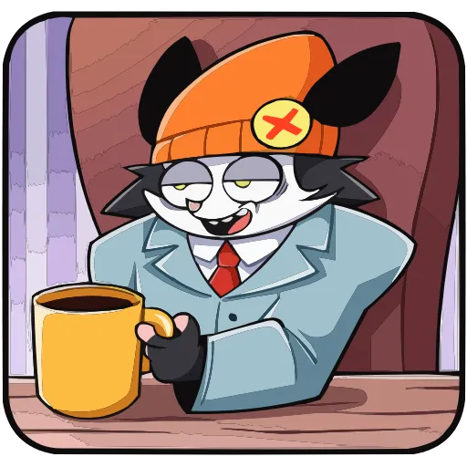 🤩 Эмодзи «Опоссум Чак» для Telegram