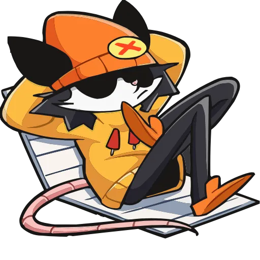 🤩 Эмодзи «Опоссум Чак» для Telegram