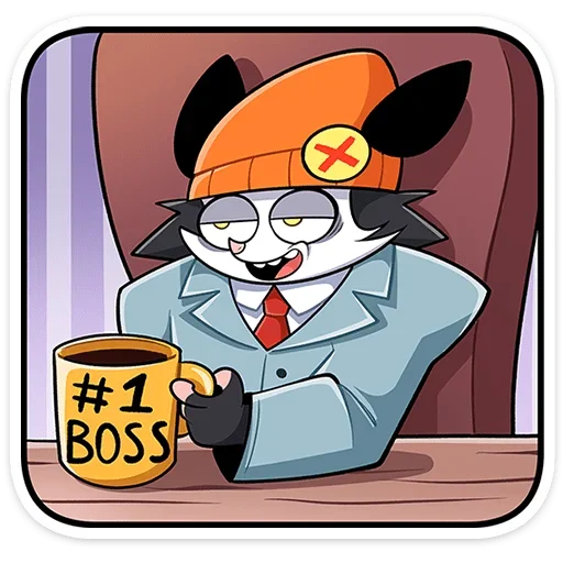 ☕️ Стикер «Опоссум Чак» для Telegram