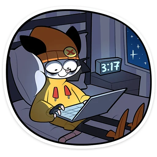💻 Стикер «Опоссум Чак» для Telegram