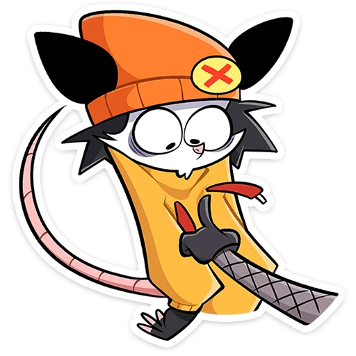 ⭐ Стикер «Опоссум Чак» для Telegram