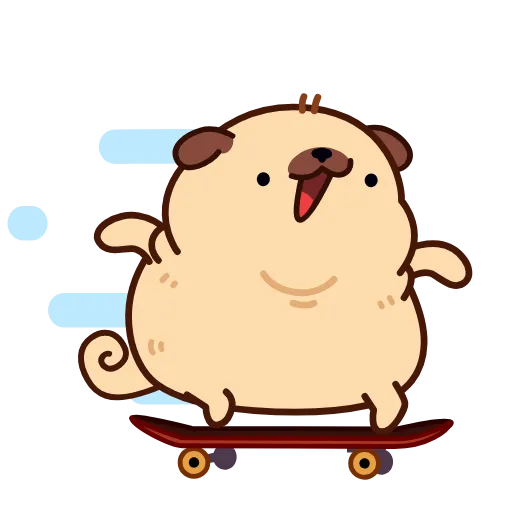 Эмодзи «Мопс Пельмень» для Telegram