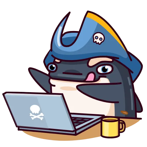 💻 Эмодзи «Orca88 The Pirate» для Telegram