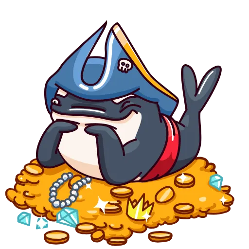 🤑 Эмодзи «Orca88 The Pirate» для Telegram
