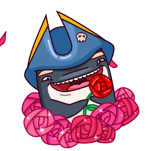 🌹 Эмодзи «Orca88 The Pirate» для Telegram