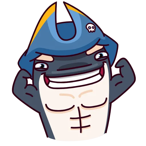 💪 Эмодзи «Orca88 The Pirate» для Telegram