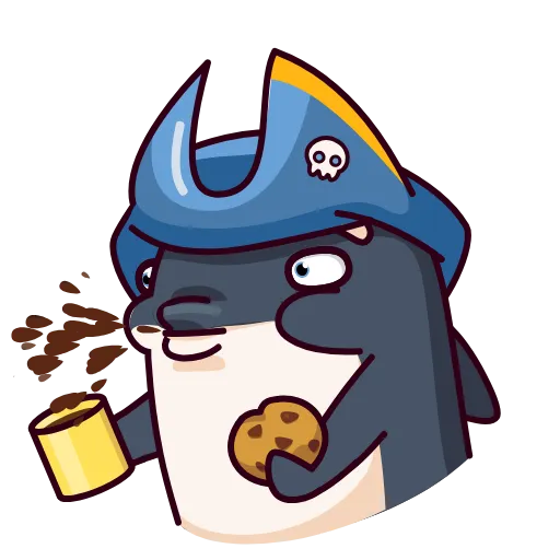 ☕ Эмодзи «Orca88 The Pirate» для Telegram