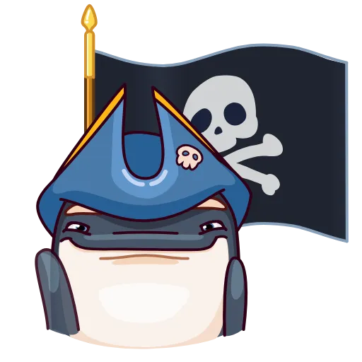 Стикерпак the Pirate для Telegram — скачать