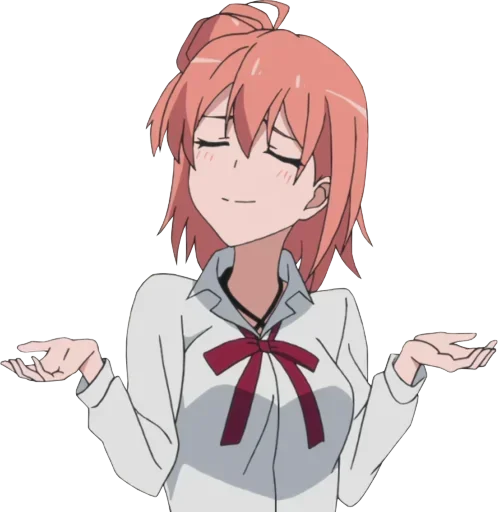 🤷‍♀️ Стикер «OreGairu / Hamachi» для Telegram