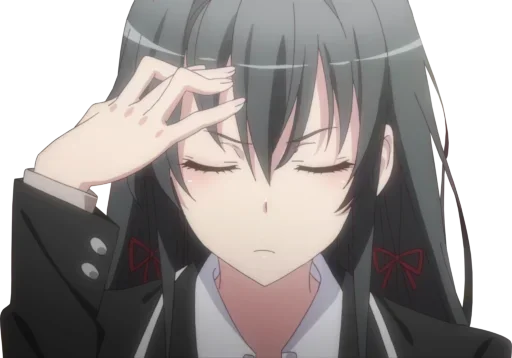 🤦‍♀️ Стикер «OreGairu / Hamachi» для Telegram