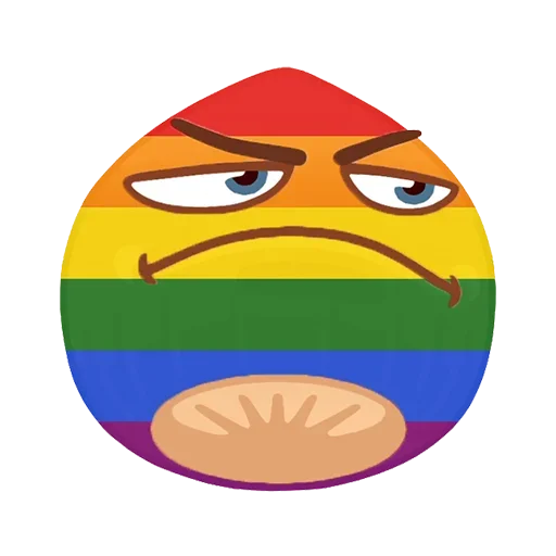 🏳️‍🌈 Стикер «Справедливый орех» для Telegram