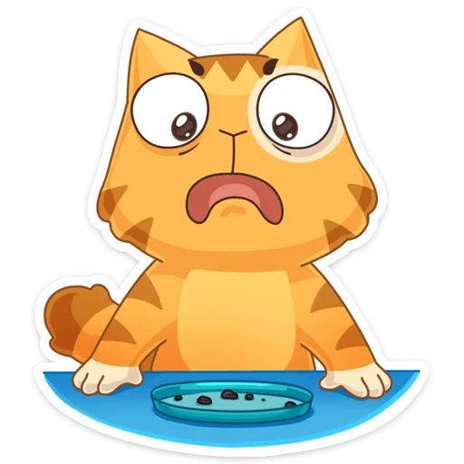 😫 Стикер «Персик и Спотти любят OREO» для Telegram