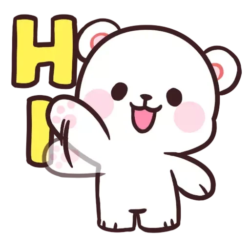 Стикерпак Milk&amp;;s Daily Life для Telegram — скачать