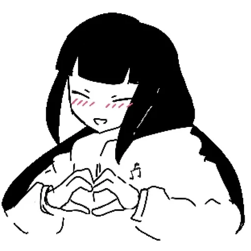 ❤️ Стикер «Osage chan» для Telegram