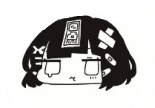 😑 Стикер «Osage chan» для Telegram
