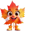 🤩 Эмодзи «Осенний шрифт» для Telegram