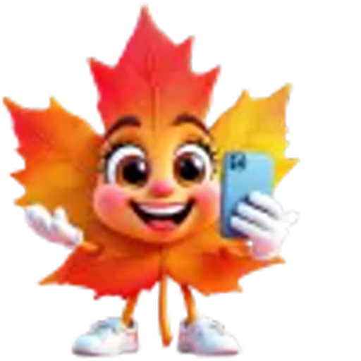 🤩 Эмодзи «Осенний шрифт» для Telegram