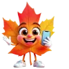 🤩 Эмодзи «Осенний шрифт» для Telegram