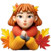 ☺️ Эмодзи «осень 4 🍁» для Telegram