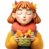😙 Эмодзи «осень 4 🍁» для Telegram