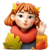 👋 Эмодзи «осень 4 🍁» для Telegram