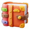 📔 Эмодзи «осень 4 🍁» для Telegram